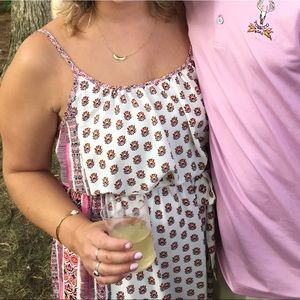 Gap patterned midi dress